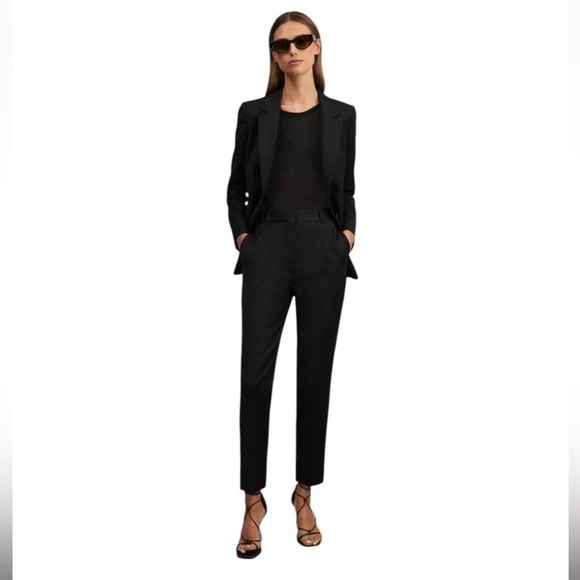 Theory Women’s Classic Suit Pants Sz 4 | Wool Blend | black | 25.5” Inseam - Picture 1 of 6